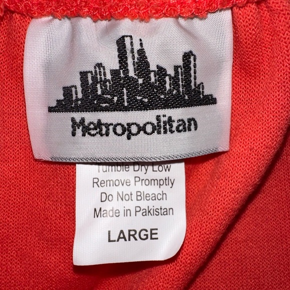 🔥 🔥🔥Vintage Bright Orange Terrycloth Swimsuit Cover-Up – Size Large Summer Retro - Picture 2 of 8